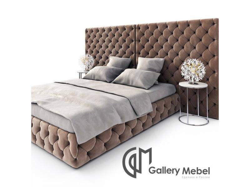 кровать с большим изголовьем letto gm 12 в Сургуте