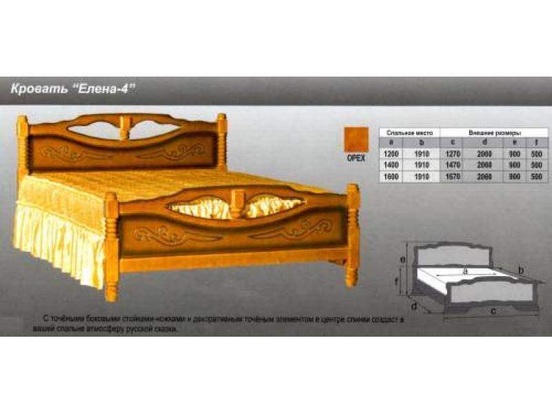 кровать елена 4 в Сургуте