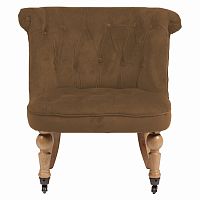 кресло amelie french country chair коричневое в Сургуте