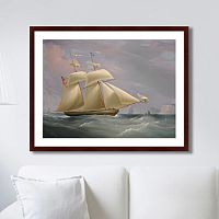 картина: the topsail schooner, 1838г. в Сургуте