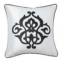 подушка с геральдическими лилиями fleur de lys white i в Сургуте