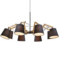 подвесная люстра arte lamp pinoccio a5700lm-8bk в Сургуте