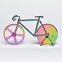 нож для пиццы из нержавеющей стали the fixie, радужный в Сургуте