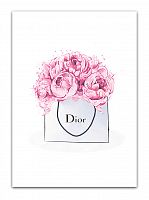 постер dior peonies а4 в Сургуте