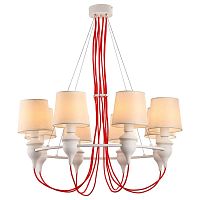 подвесная люстра arte lamp sergio a3325lm-8wh в Сургуте