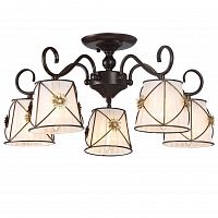 потолочная люстра arte lamp 72 a5495pl-5br в Сургуте