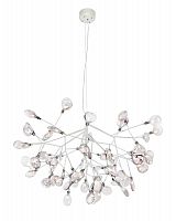 подвесная светодиодная люстра crystal lux evita sp63 white/transparent белая в Сургуте