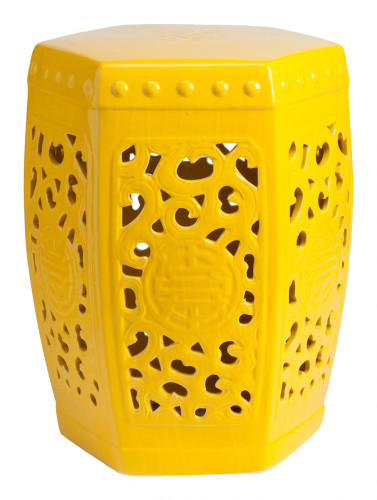 керамический столик-табурет design stool yellow в Сургуте