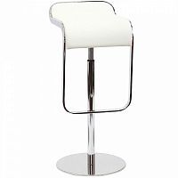 барный стул lem style piston stool белая кожа в Сургуте