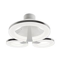 потолочный светодиодный светильник idlamp jenevra 397/3pf-ledwhitechrome в Сургуте