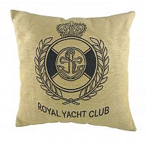 подушка с гербом королевского royal yacht club в Сургуте