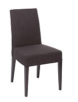 стул aylso dining chair кожа тёмно-коричневая в Сургуте