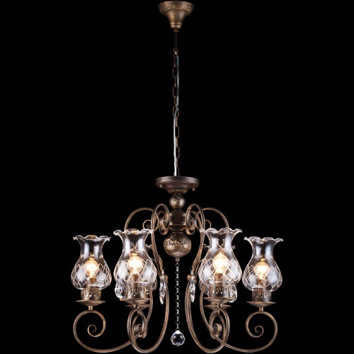 подвесная люстра arte lamp palermo a2053lm-6br в Сургуте
