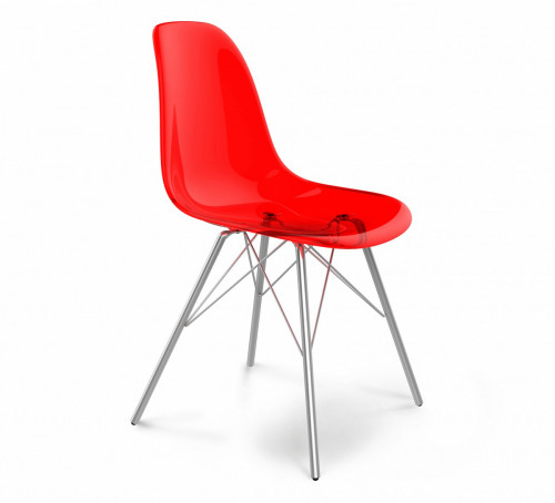 стул dsr красный s37 (eames style) в Сургуте