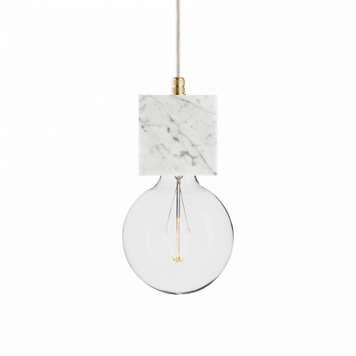 подвесной светильник marmor veldi bianco brass в Сургуте