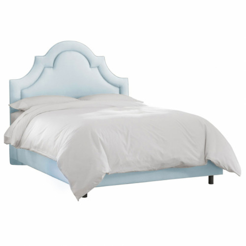 кровать двуспальная 180х200 голубая kennedy french blue в Сургуте