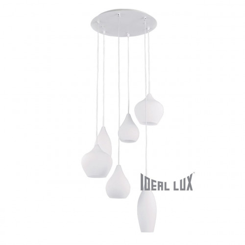 подвесная люстра ideal lux soft sp6 bianco в Сургуте