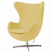 кресло egg chair желтое в Сургуте