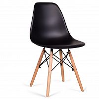 стул деревянный pc-015 черный (eames style) в Сургуте