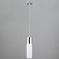 подвесной светильник eurosvet double topper 50135/1 led хром/белый в Сургуте