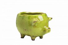 цветочный горшок pig planter зеленый в Сургуте