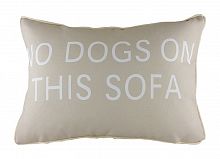 подушка с надписью no dogs on this sofa в Сургуте