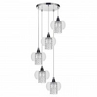 дизайнерская подвесная люстра spot light cordia 1192528 хром в Сургуте