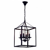 дизайнерская подвесная люстра spot light cage 9810404 черная в Сургуте