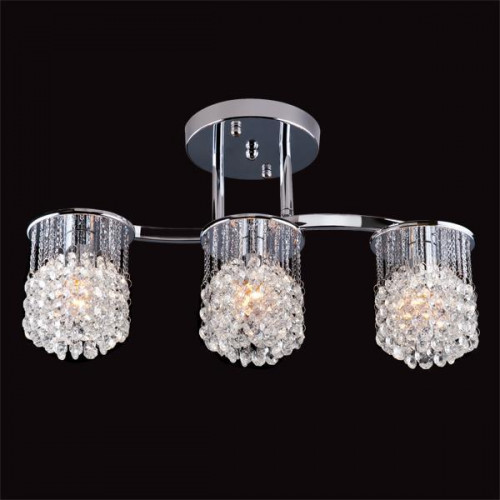 потолочная люстра eurosvet 3222/3 хром strotskis в Сургуте