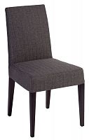 стул aylso dining chair кожа тёмно-серая в Сургуте