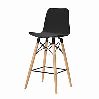 полубарный стул eiffel (eames style) черный в Сургуте