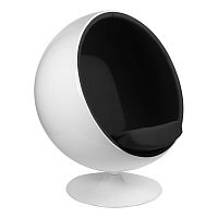 кресло eero aarnio style ball chair черное в Сургуте