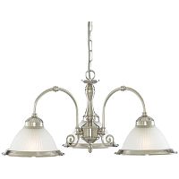 подвесная люстра arte lamp american diner a9366lm-3ss белая в Сургуте