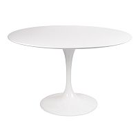 стол eero saarinen style tulip table mdf d110 глянцевый белый в Сургуте