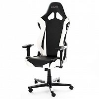 кресло геймерское dxracer racing черно-белое в Сургуте