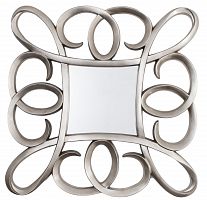 зеркало серебряное квадратное в фигурной раме silver swirl frame от rvastley в Сургуте