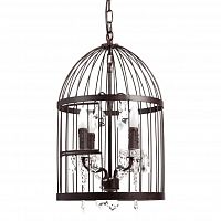 люстра vintage birdcage (51*34*54) коричневая в Сургуте
