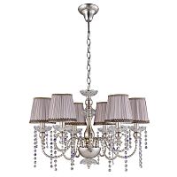 подвесная люстра crystal lux alegria sp6 silver-brown в Сургуте