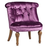 кресло sophie tufted slipper chair сиреневое в Сургуте