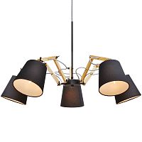 подвесная люстра arte lamp pinoccio a5700lm-5bk в Сургуте