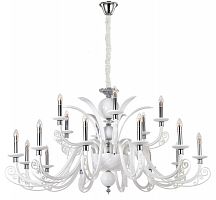 подвесная люстра crystal lux letisia sp12+6 white белая в Сургуте