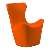 кресло papilio lounge chair оранжевое в Сургуте