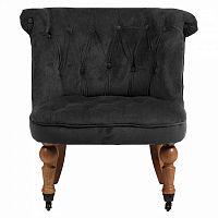 кресло amelie french country chair серый велюр м в Сургуте