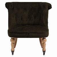 кресло amelie french country chair серо-коричневое в Сургуте