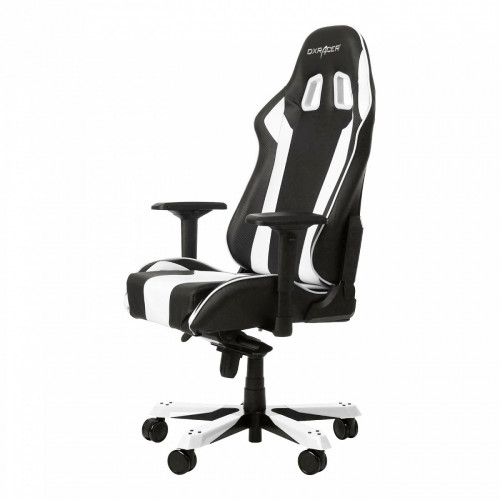 кресло геймерское dxracer king ks06 черно-белое в Сургуте