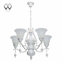 подвесная люстра mw-light версаче 639011505 белая в Сургуте