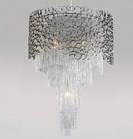 подвесной светильник crystal lux hauberk sp-pl8 d60 матовый никель в Сургуте