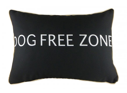 подушка с надписью dog free zone в Сургуте