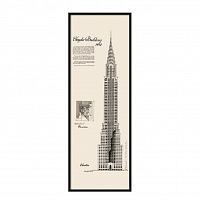 постер chrysler building черный в Сургуте