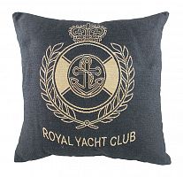 подушка с гербом королевского royal yacht club denim в Сургуте